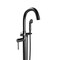 Castello Usa Neptune Freestanding Matte Black Gooseneck Tub Filler Faucet with Breeze Handle CB-F04-MB-J0806 - alternate 6